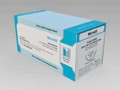 Black Braided Silk Suture