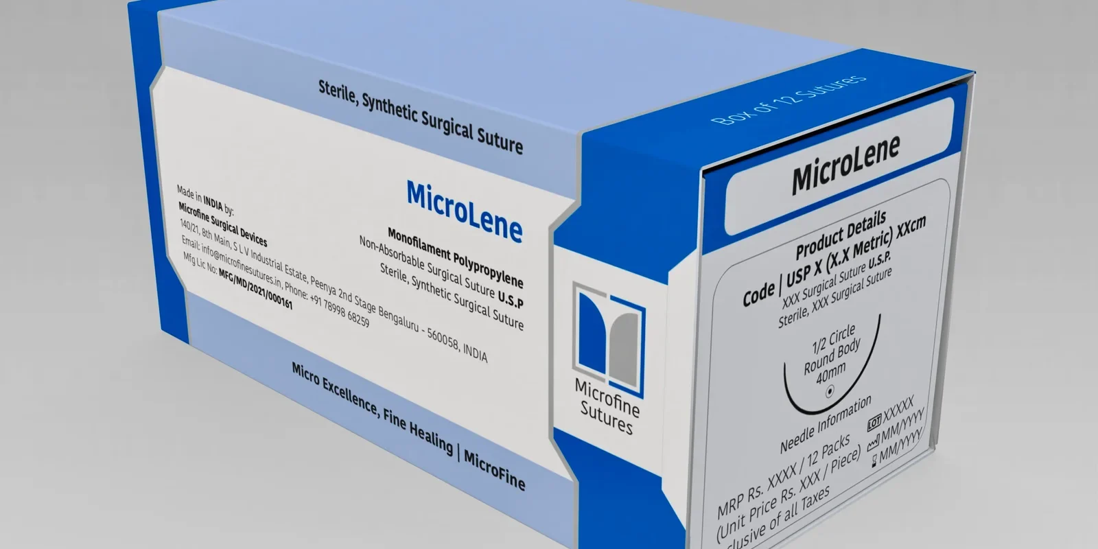 Monofilament Polypropylene Suture Monofilament Polypropylene Suture